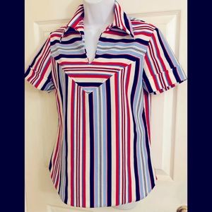 Vintage Striped Pullover Top